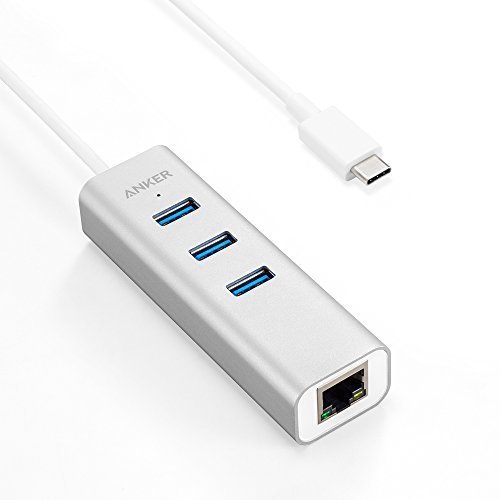 Bộ chuyển cổng Anker USB-C ra 3 cổng USB 3.0 và 1 cổng mạng Lan Ethernet