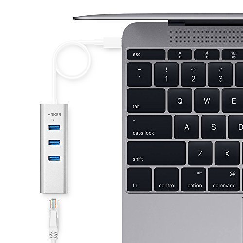 Hub Chuyển USB-C sang USB 3.0 và cáp mạng Lan Ethernet