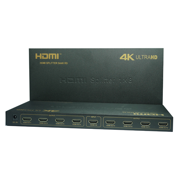 Bộ Chia HDMI 2.0 1 in 8 out - Bộ chia HDMI 2.0 1 ra 8 - Bộ Chia HDMI 2.0 1 vào 8 ra Cable 5A chính hãng giá rẻ