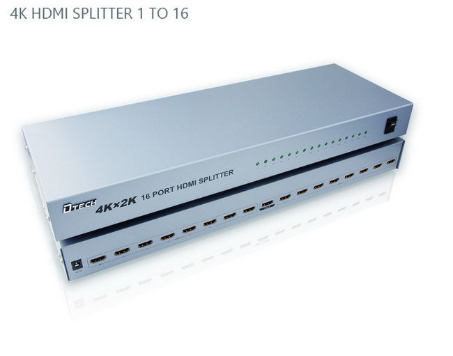 Bộ chia HDMI 1 vào 16 ra - Bộ chia HDMI 1 in 16 out - HDMI SPLITTER 1 TO 16 Dtech chính hãng giá rẻ nhất