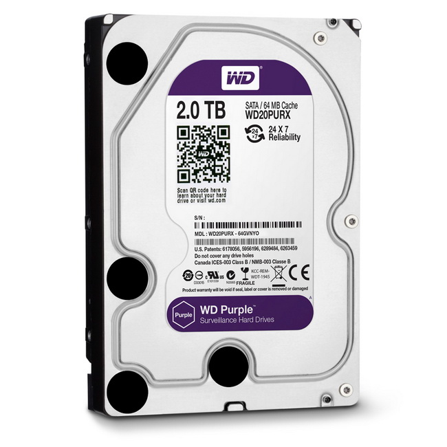 Ổ cứng WD Purple 2TB - HDD WD Purple 2TB - Ổ cứng gắn trong 2TB