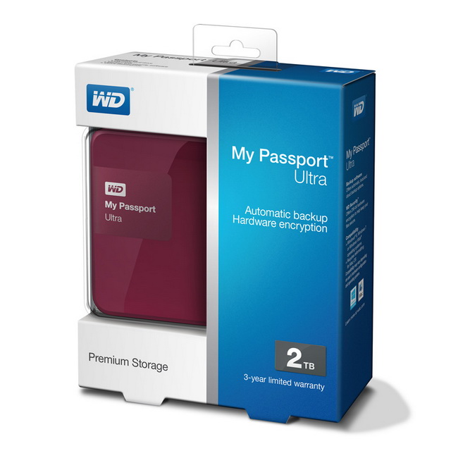 HDD My Passport Ultra 2TB - Ổ cứng di dộng WD Passport Ultra 2TB