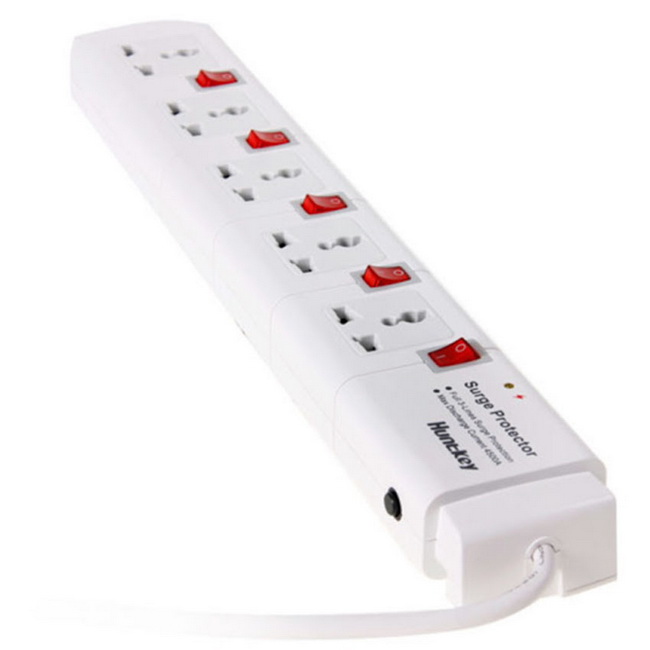 Extension id. Сетевой фильтр (Power strip) торг марки Huntkey модель 3 AC Outlets sga301. Удлинитель с кнопками на каждую розетку. Сетевой фильтр коричневый. Мини электрический удлинитель с USB.