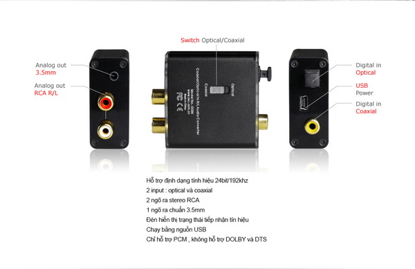 Digital to Analog Audio Converter