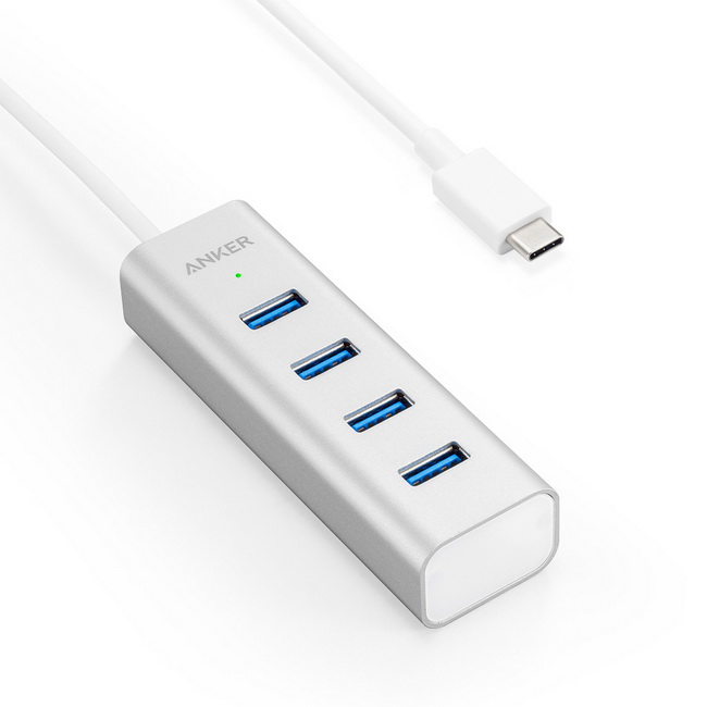 Bộ chuyển cổng Anker USB-C ra 4 cổng USB 3.0