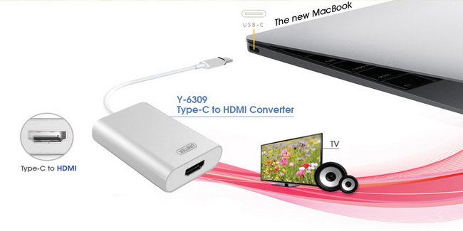 Cáp USB-C to HDMI Converter Unitek