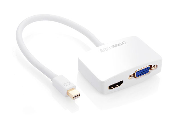 mini displayport sang vga hdmi ugreen