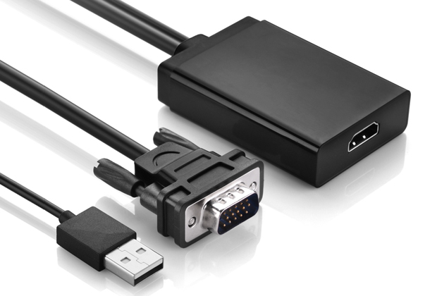 Cáp chuyển đổi VGA to HDMI - Cáp VGA to HDMI - Cáp VGA sang HDMI có âm thanh chính hãng giá rẻ