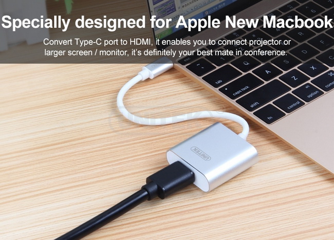 Cáp USB3.1 USB-C to HDMI Converter Unitek giá rẻ