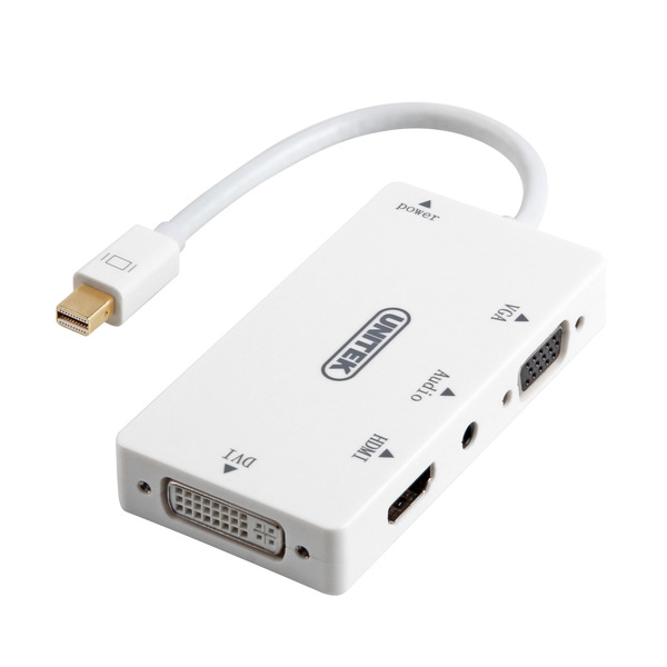 Cáp Mini DisplayPort to HDMI / DVI / VGA / Audio Converter Unitek chính hãng giá rẻ nhất