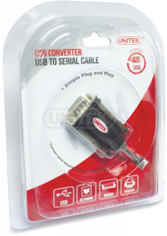 Cáp máy in USB 2.0 to Com 9 RS232 