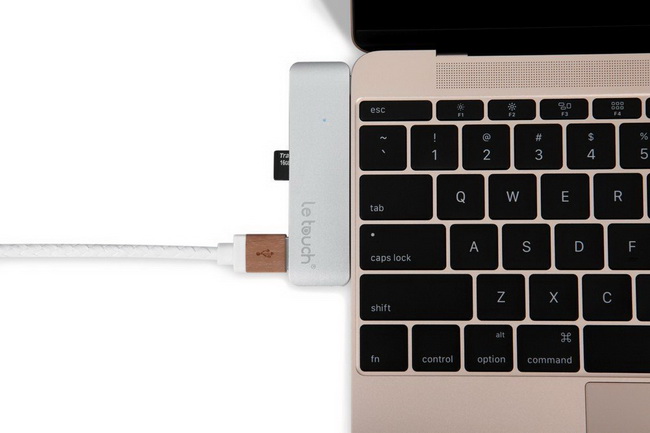 Le Touch USB-C to 2-Port USB 3.0